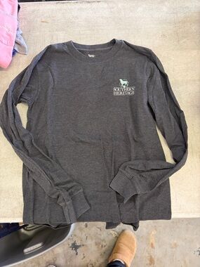 Women's Long Sleeve Tee - Charcoal - Rival Saturday -VOLS Dawgs Tide Rebel Tiger